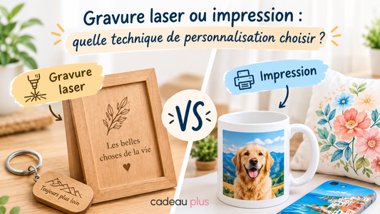 Gravure laser ou impression : quelle technique de personnalisation choisir?