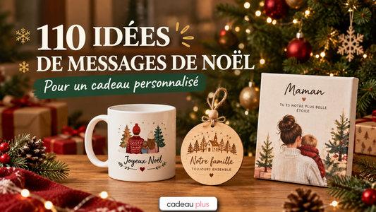 110 Idées Message de Noël cadeau personnalisé uniques