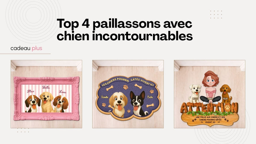 Top 4 Paillassons Chien Cadeau Plus