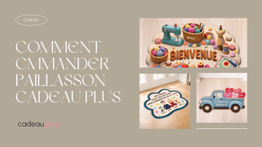 comment commander paillasson personnalisé cadeau plus
