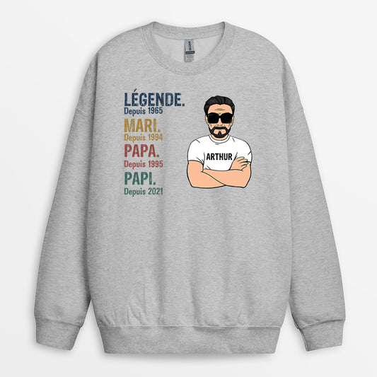 0004WFR2 sweatshirt personnalise legende papa et papy 0004w0l0b_4eb5a80e bfad 4540 8cda 3333cac14c6d