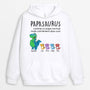 0030HFR2 present Personalisable SweataCapuche dinosaures papa papi