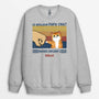 0060WFR1 present personnalisable Sweat shirt chat papa