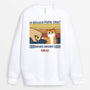 0060WFR2 present personnalisable Sweat shirt chat papa