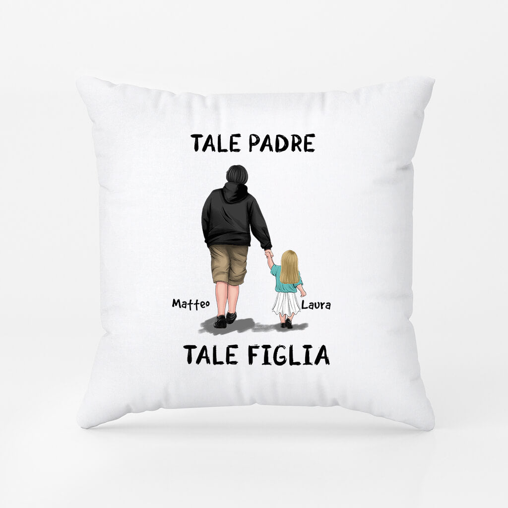 0061aFR2 tel pere tel fils coussin personnalise pour papa