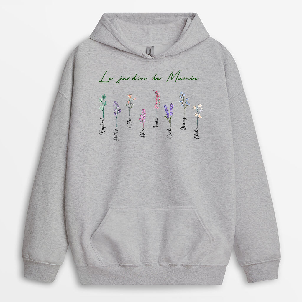 Sweat à Capuche Humour Poules - Design Jardin Et Poulailler, Cadeau Pour Amateurs De Poules