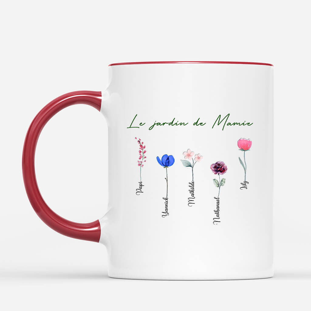 0065MFR2 Mug Le Jardin De Mamie Maman Personnalise_jpg