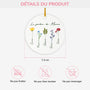 0065OFR3 ornement ceramique personnalise pour mamie le jardin de mamie 0065otl7a