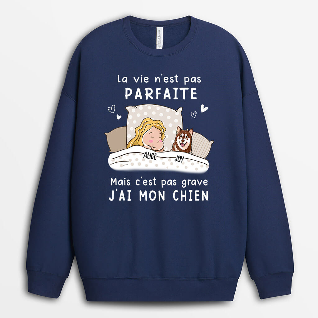 0090AWFR1 cadeau Personalisable Sweat shirt chiens personne_307215b4 003a 4e64 a246 7029b3d3f0fa