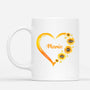 0192M107AFR2 present Personalisable tassse coeur maman mamie fleurs