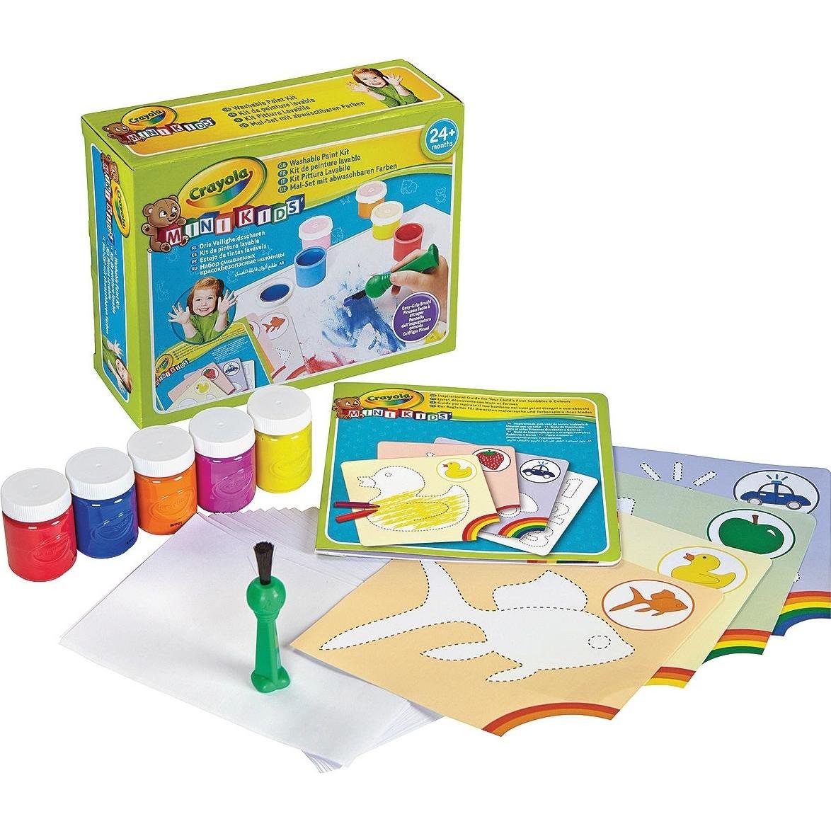 Crayola Mini Kids — Kit peinture au doigt lavable