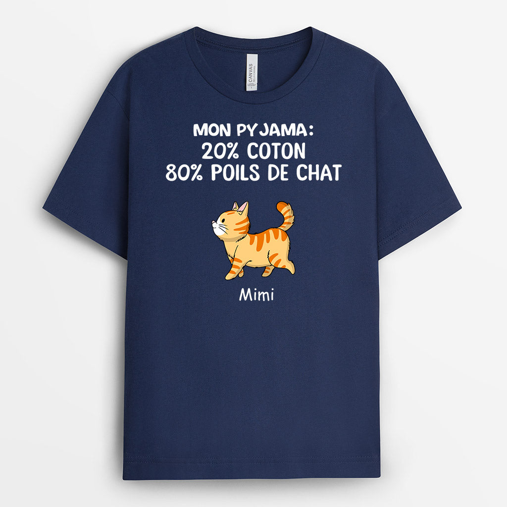 0244A248DFR2 present Personnalise T shirt chats personnes