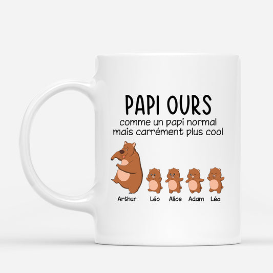 0257MFR1 mug papa ours papy ours comme normal mais plus cool personnalise_a596904a d43b 44ba 994f e1c9a7174efb