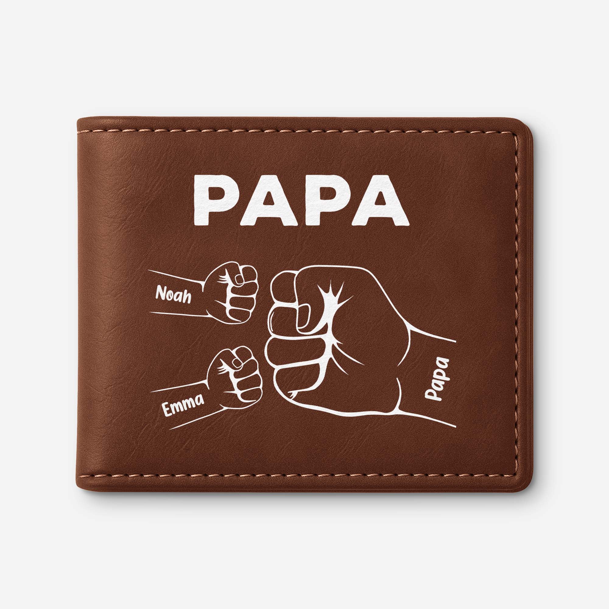 0263JFR1 portefeuille en cuir personnalise_ homme papy avec poings 0263j5l8b