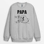 0263WFR1 cadeau personnalisable Sweat shirt poing papa papi_c22387f1 4d93 490c 89f4 c4f46adb94d9