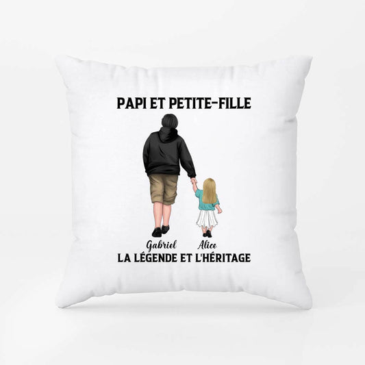 0299PFR2 papy et petit enfant coussin personnalise pour papy