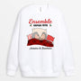 0537WFR1 Cadeau Personnalise Sweat shirt Ensemble Depuis Amoureux Couples