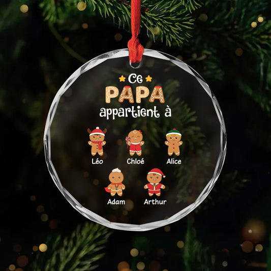 0661OFR1 ornement en verre personnalise ce papa appartient a version biscuits 0661o8q7b