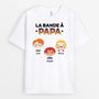 0755AFR1 Cadeau Personnalise T shirt Bande Papa Papi