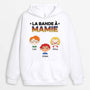 0755HFR2 Cadeau Personnalise SweataCapuche Bande Maman Mamie