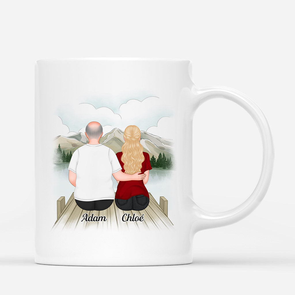 0769MFR2 Cadeau Personnalise Mug Heros Papa Papi