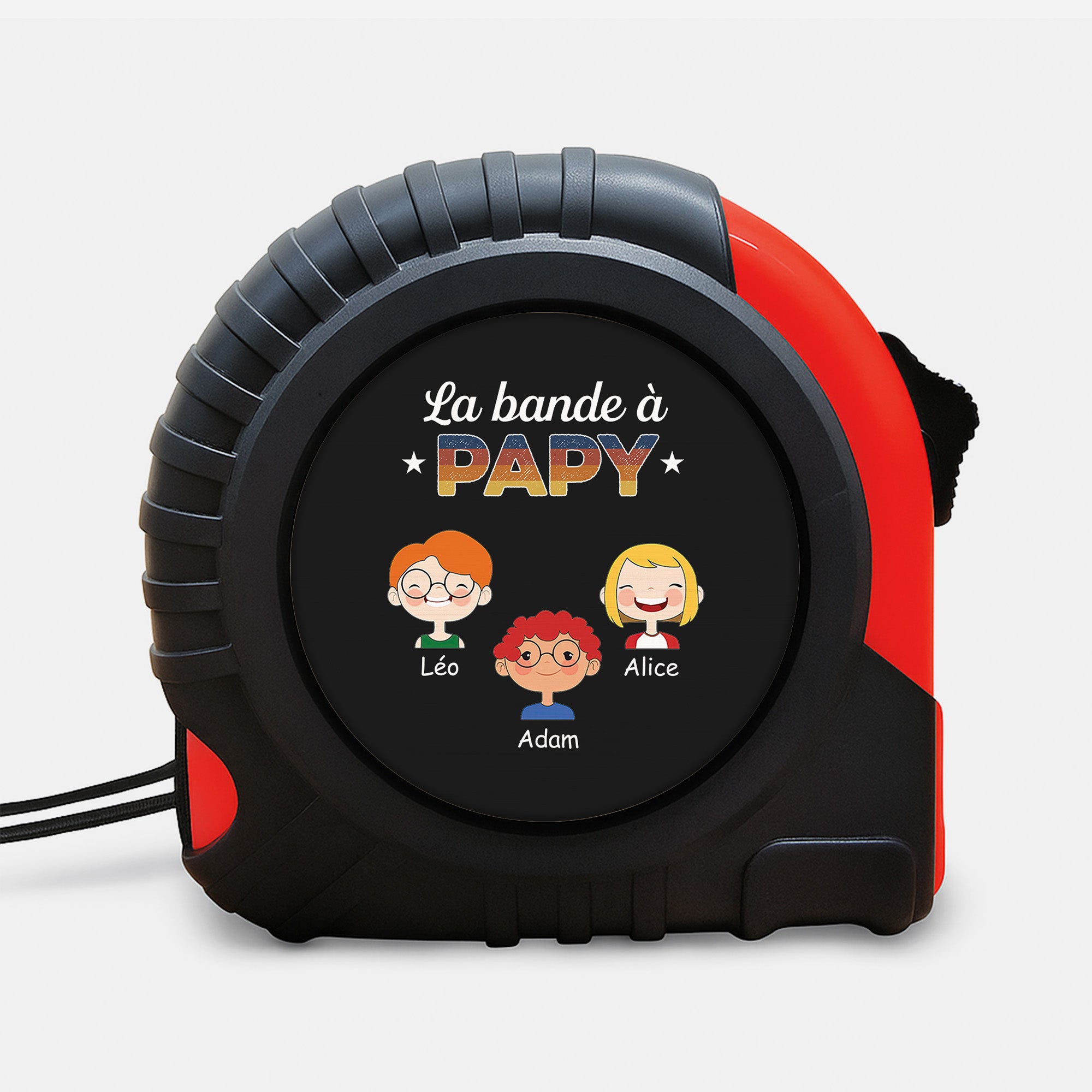 0793OFR1 metre ruban personnalisable la bande a papy sombre 0793o8m7b