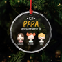 0827OFR1 ornement en verre personnalise ce papa appartient a version pastel 0827o8n8b