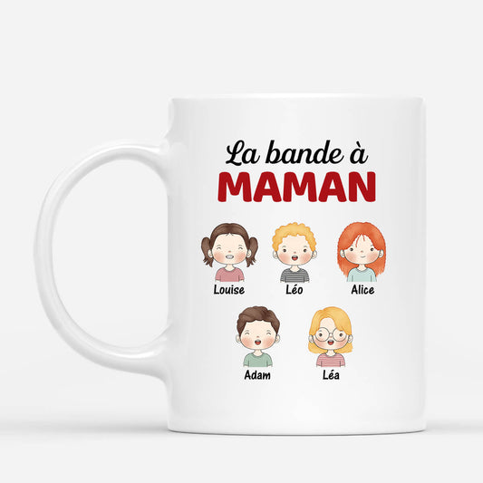 0845MFR1 CadeauPersonnalise Mug Bande Maman Mamie