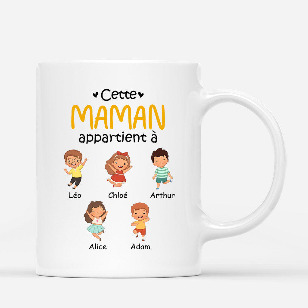 0865MFR1 Cadeau Personnalise Mug Mamie Maman