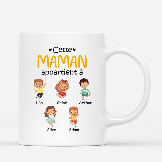 0865MFR1 Cadeau Personnalise Mug Mamie Maman