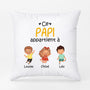 0865PFR2 Cadeau Personnalise Coussin Papa Papi