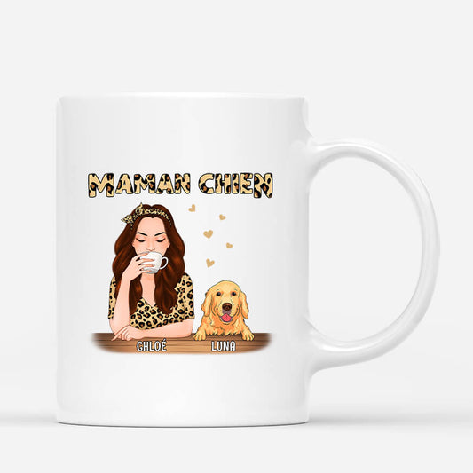 0866MFR1 mug maman chien aux motifs personnalise