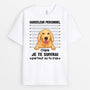 0898AFR1 Cadeau Personnalise T shirt harceleur personnel Amoureux des Chiens