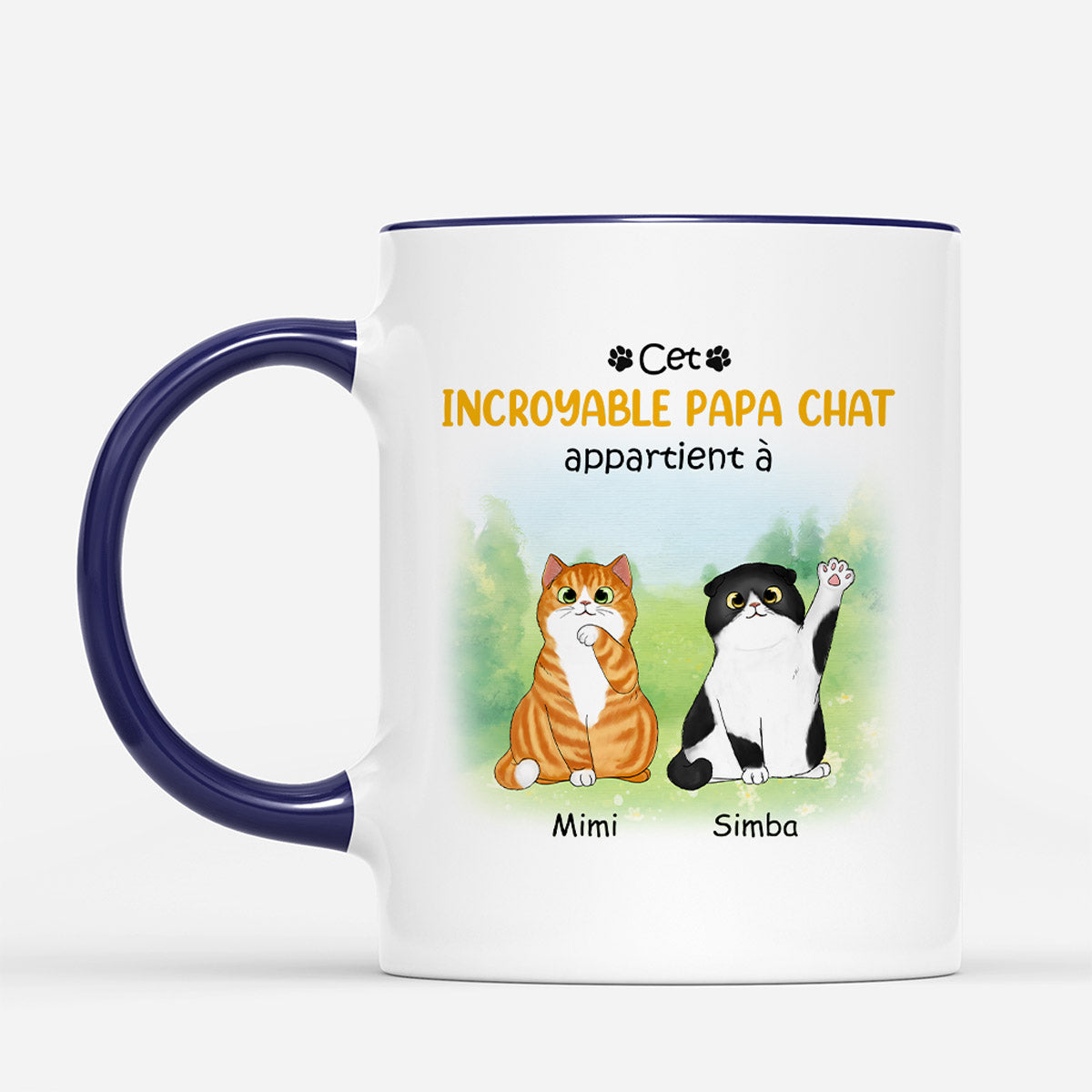 0902AFR2 Cadeau Personnalise Mug Incroyable Chat Amoureux des Chats_85e7474f 1c2e 4a32 bda5 b39a414e109c