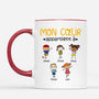 0904MFR2 Cadeau Personnalise Mug Coeur Papa Papy