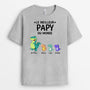 0922AFR2 Cadeau Personnalise T shirt Meilleur Du Monde Papa Papy
