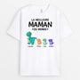 0922AFR2 Cadeau Personnalise T shirt Meilleure Du Monde Maman Mamie