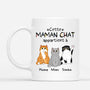 0938MFR3 mug cette maman chat  ce papa chat appartient a personnalise