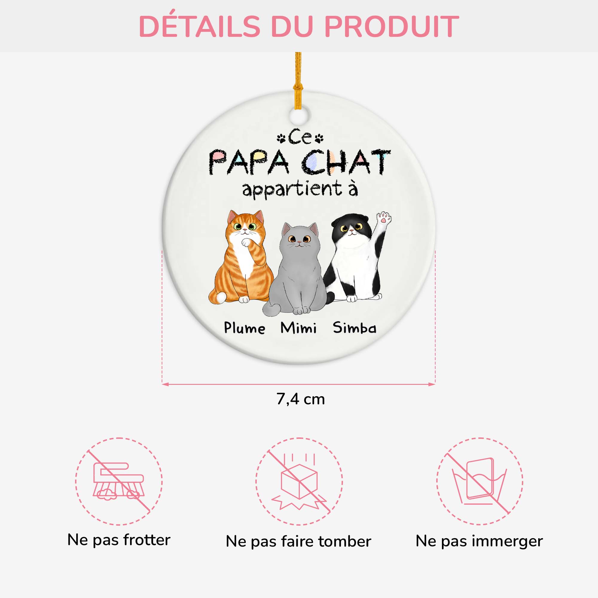 0938OFR3 ornement ceramique personnalise ce papa chat appartient a 0938o8t8d_82a27e44 1f24 42f8 9bfc e9584b2d0d17