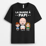 0951AFR1 t shirt la bande a papa reel et enfants poupees personnalise