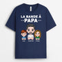 0951AFR2 t shirt la bande a papa reel et enfants poupees personnalise