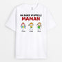 0956AFR1 Cadeau Personnalise T shirt Bande Maman Mamie