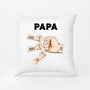 0958PFR1 bosse de poing de papy avec couleurs personnaliser coussin pour papy