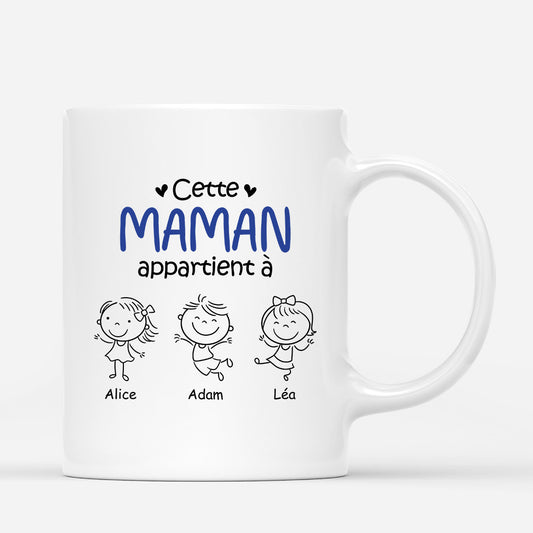 0959MFR1 Cadeau Personnalise Mug Mamie Maman