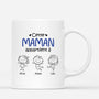 0959MFR1 Cadeau Personnalise Mug Mamie Maman