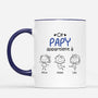 0959MFR2 Cadeau Personnalise Mug Papa Papi