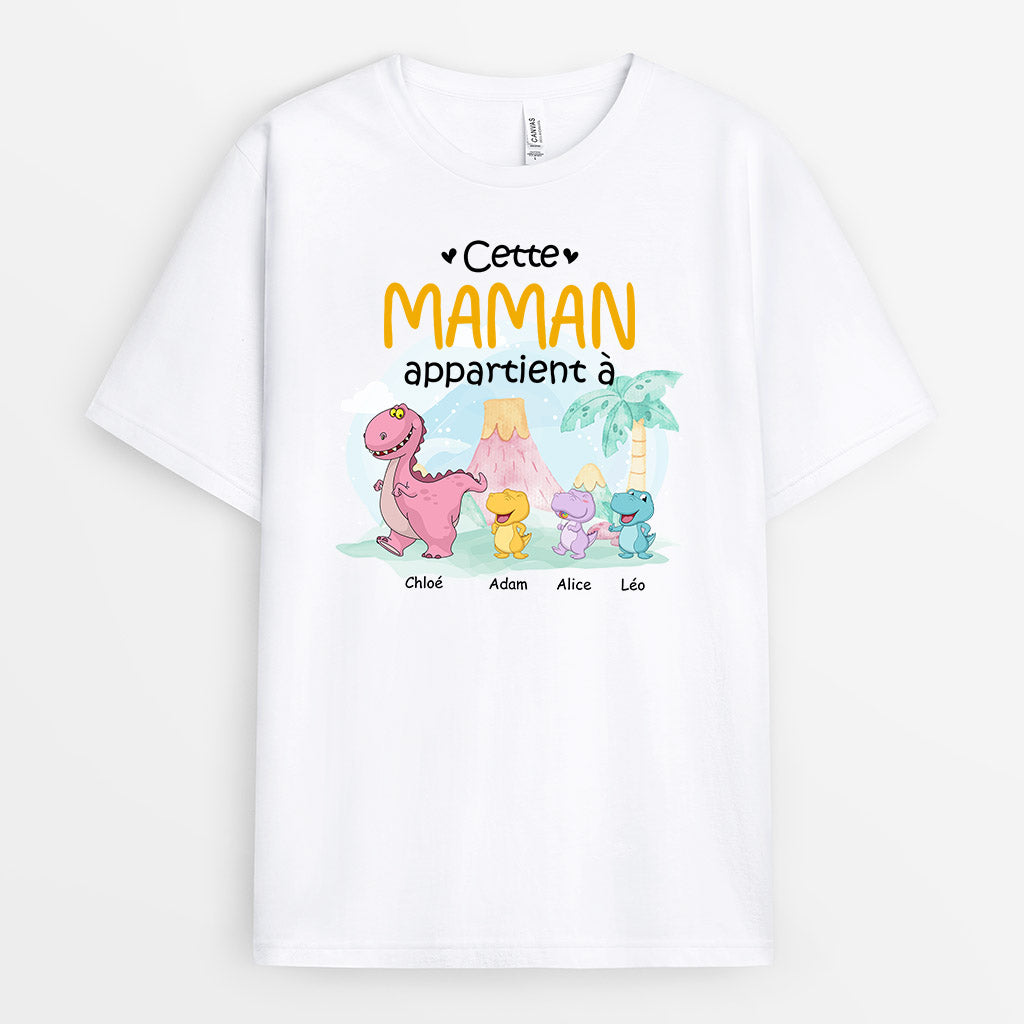 0972AFR1 Cadeau Personnalise T shirt Mamie Maman