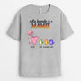 0975AFR2 Cadeau Personnalise T shirt Bande Saurus Mamie Maman
