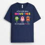 0978AFR2 Cadeau Personnalise T shirt Monstres Mamie Maman