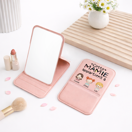 0989AFR2 la bande a mamie maman miroir de poche personnalise 0989ajcr8b